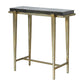 Preston - Rectangular Accent Table - Brass,Gold