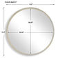 Break The Ice - Round Mirror - Gold