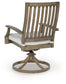 Rainier Ranch - Swivel Chair With Cushion (Set of 2) - Brown / Beige