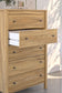 Bermacy - Five Drawer Chest - Light Brown