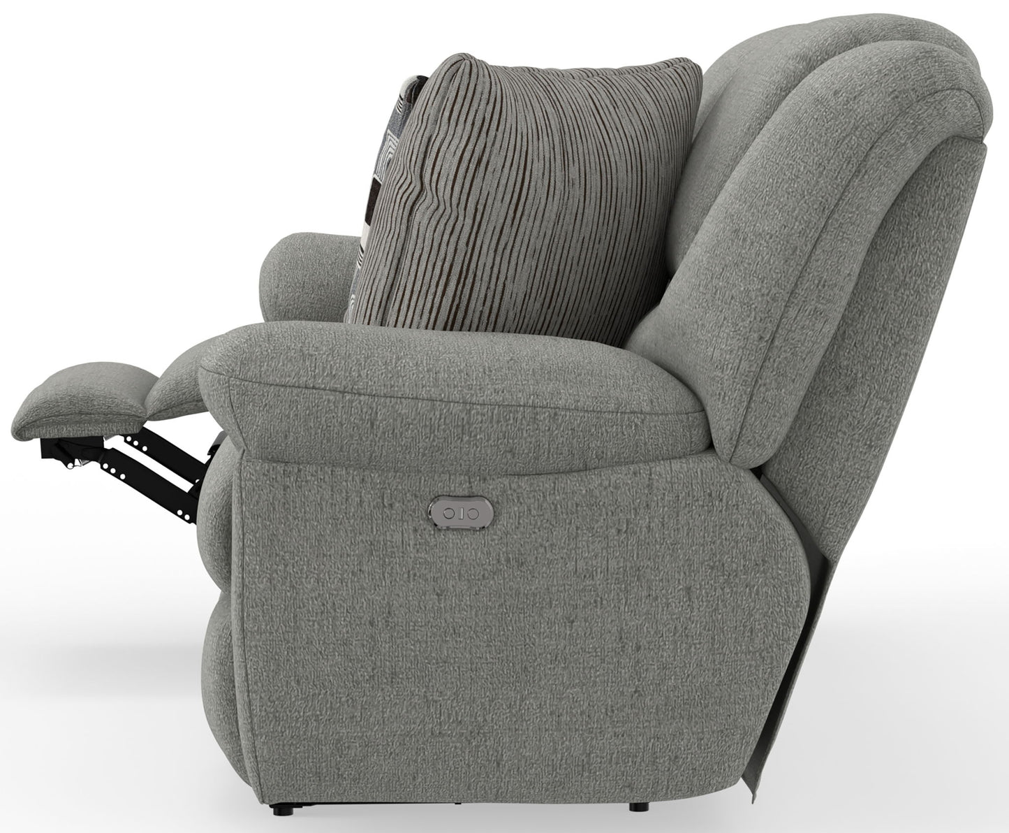 Trifecta - Sofa With 3 Recliners and Drop Down Table