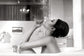 Sultry Serenity - 40" x 60" Framed Wall Art - Gray