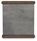 Kallenny - Rectangular End Table - Brown / Gray