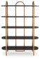 Brentmour - Bookcase - Brown / Gold Finish