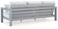 Hurley Park - 4 Pc. - Outdoor Sofa, 2 Lounge Chairs And Coffee Table - Gray