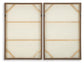 Stormish - Wall Art Set (Set of 2) - Beige / Brown