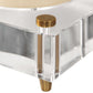 Claire - Crystal Block Candleholders (Set of 2) - Beige