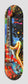 Electric Burst Groove - 8" x 31" Framed Wall Art - Blue