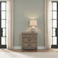 Hickory Grove - Nightstand With Charging Station - Heirloom Brown