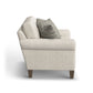 Moxy - Fabric Loveseat, Curved Sock Arms
