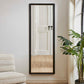 Stenton - Tall Wooden Mirror - Black
