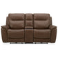 Collins - Loveseat With Console P3 & ZG - Brown