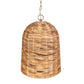 Rotorua - 1 Light Sea Grass Pendant - Light Brown