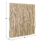 Gathered Teak - Square Wood Wall Decor