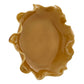 Golden Crest Ruffle - Indoor-Outdoor Bowl - Brown