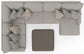Livingston - Sectional With Comfort Coil Seating, 40" Cocktail Ottoman And Accent Pillows Included