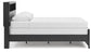 Broachmyn - Lighted Bookcase Panel Bed