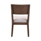 Cascade Falls - Panel Back Side Chair - Satin Espresso