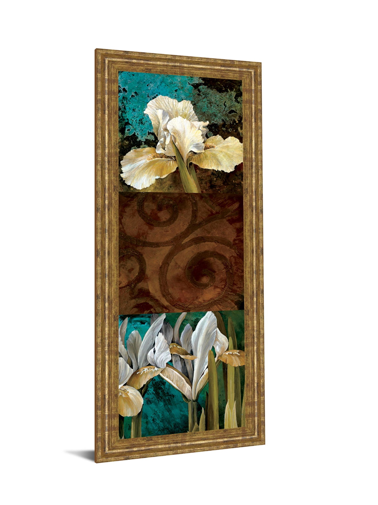 From My Garden I By Linda Thompson - Framed Print Wall Art - Darl Brown - Dark Brown