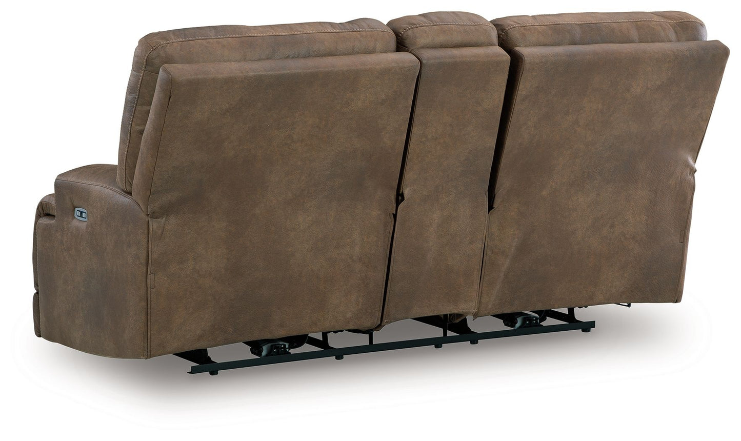 Beckley Place - 2 Pc. - Power Reclining Sofa And Loveseat - Earth