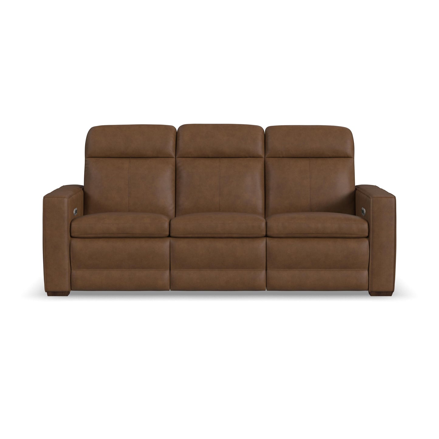 Dutch - Power Reclining Sofa With Console, Power Headrest, & Lumbar