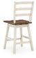 Brinfern - Swivel Stool (Set of 2) - Brown / Antique White