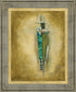 Golden Echo - 28" x 34" Framed Wall Art - Gold