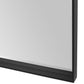 Kahn - Oversized Rectangular Mirror - Black