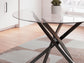 Pharwynn - Round Dining Room Table - Black