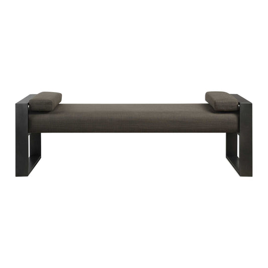 Kenway - Accent Bench - Black / Gray
