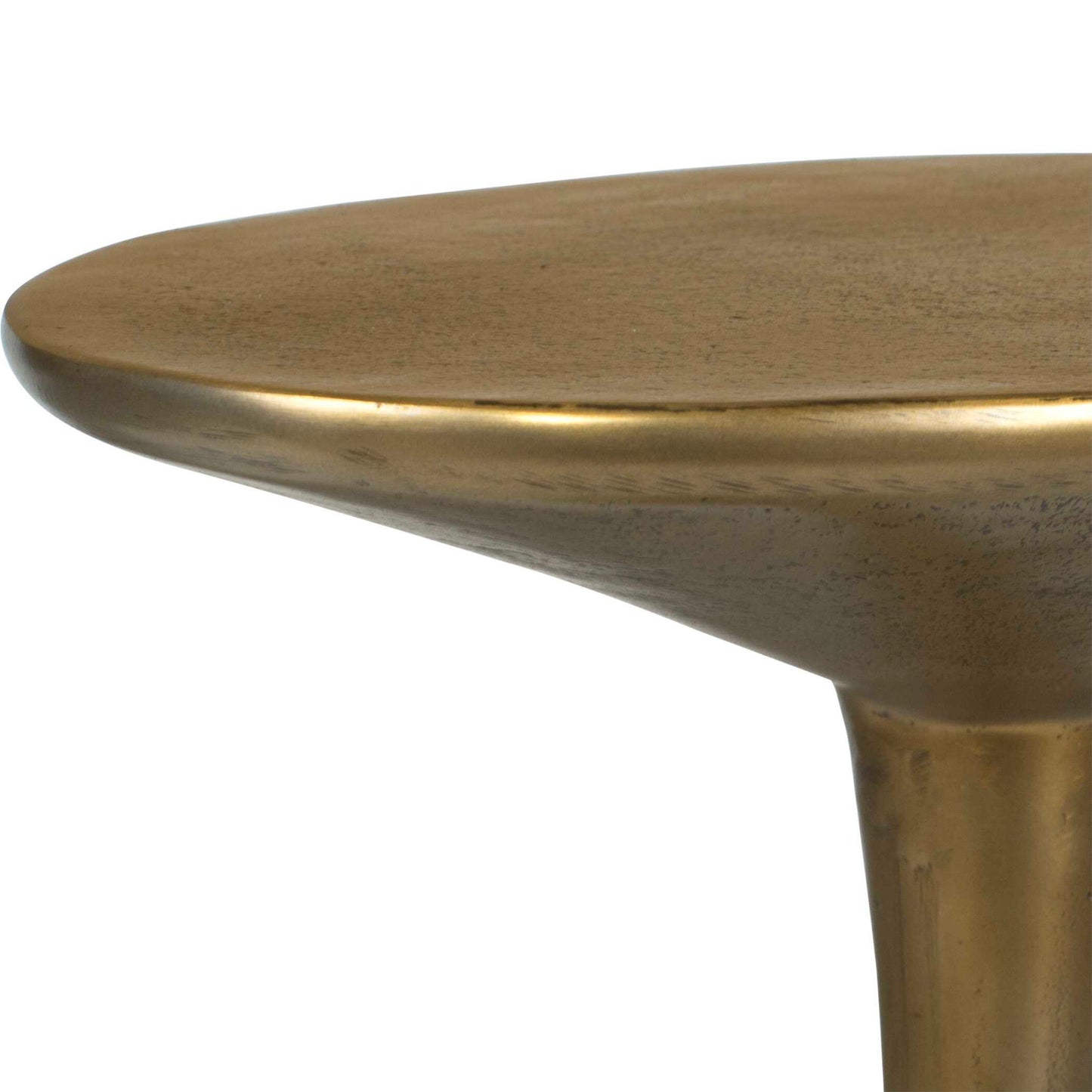 Tolstoy - Indoor-Outdoor Accent Table - Brass