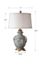 Cancello - Glaze Lamp - Blue