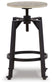 Karisslyn - Swivel Stool (Set of 2) - Whitewash / Black