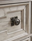 Bruchandi - Three Drawer Night Stand - Antique White