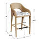 Kavali - Outdoor Wicker Barstool