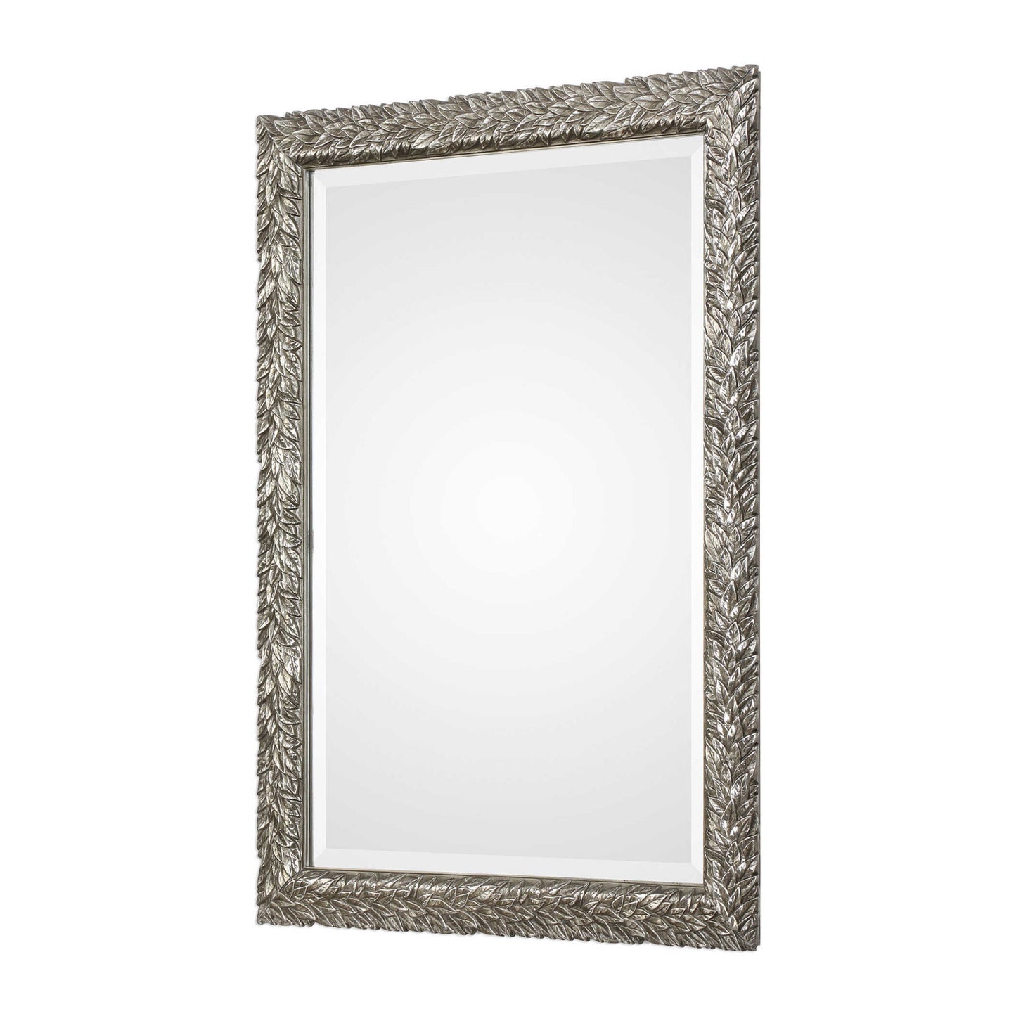 Evelina - Leaves Mirror - Silver