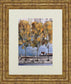 Autumn In Paris By Didier Lourenco - Framed Print Wall Art - Gold