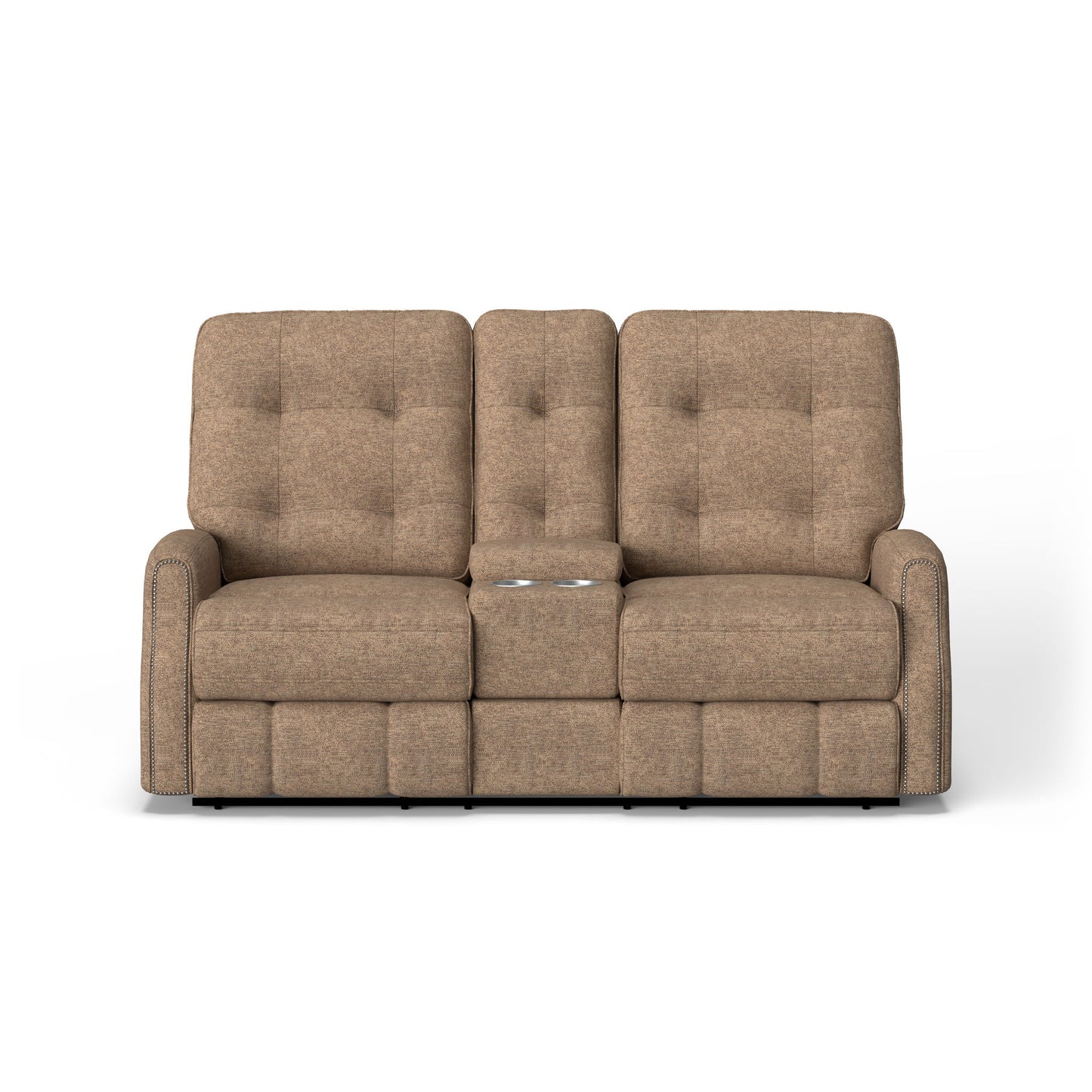 Devon - Reclining Loveseat, Nailhead Trim