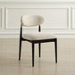 Moxie - Armless Dining Chair (Set of 2) - Black / Off White