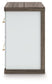Kendanport - Two Drawer Night Stand - Brown / White