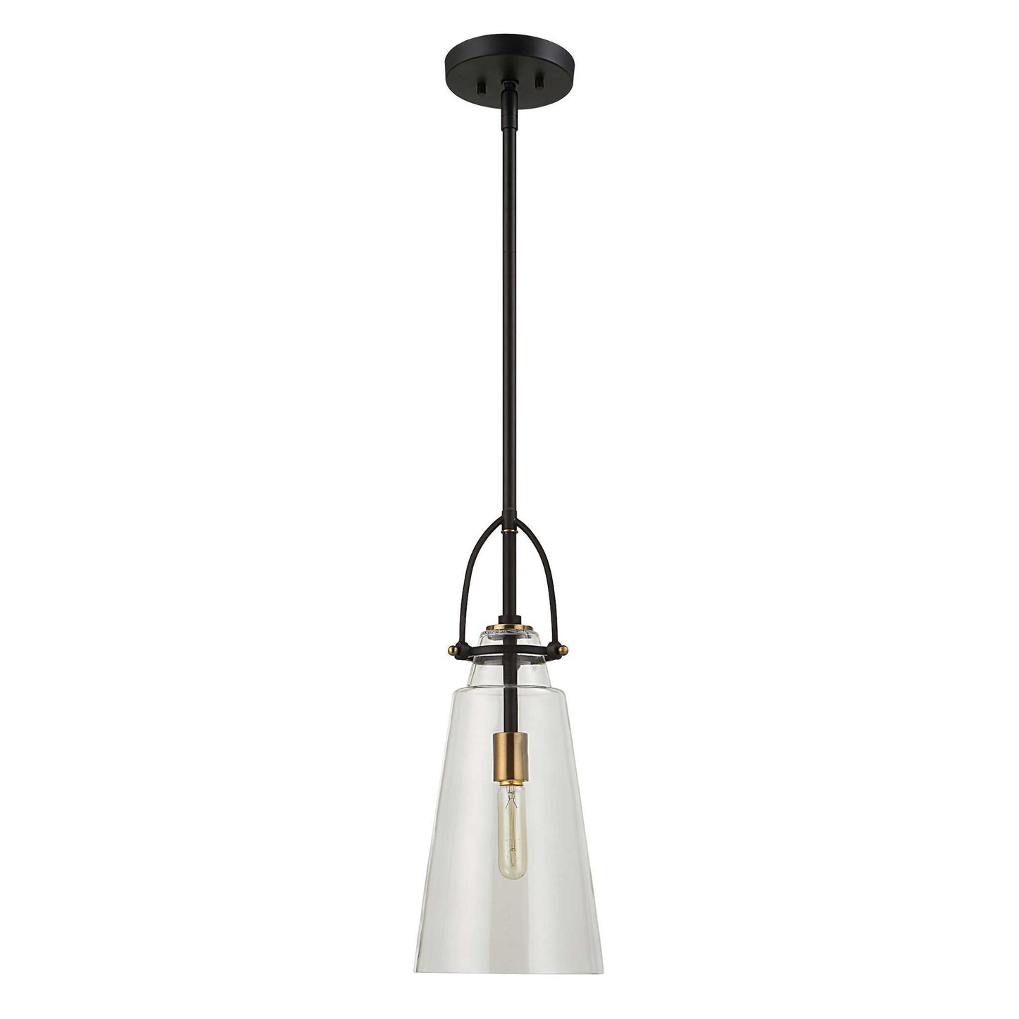 Saugus - Industrial 1 Light Pendant - White