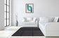 Aqua Ribbon - 28" x 34" Framed Wall Art - Light Blue