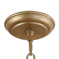 Alenya - 6 Light Shade Chandelier - Gold