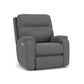 Penn - Transitional Fabric Power Rocking Recliner With Power Headrest & Lumbar