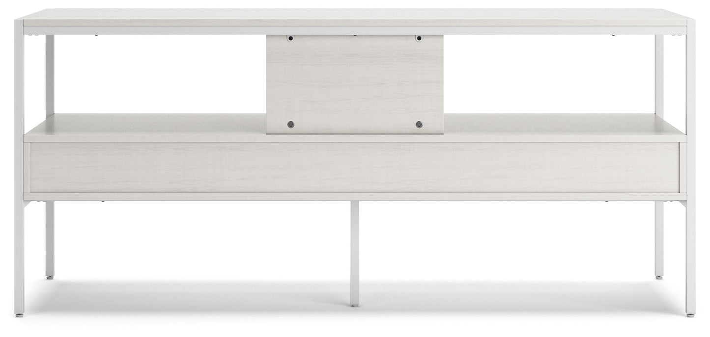 Deznee - Large TV Stand - White