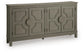 Darlock - Accent Cabinet - Warm Gray