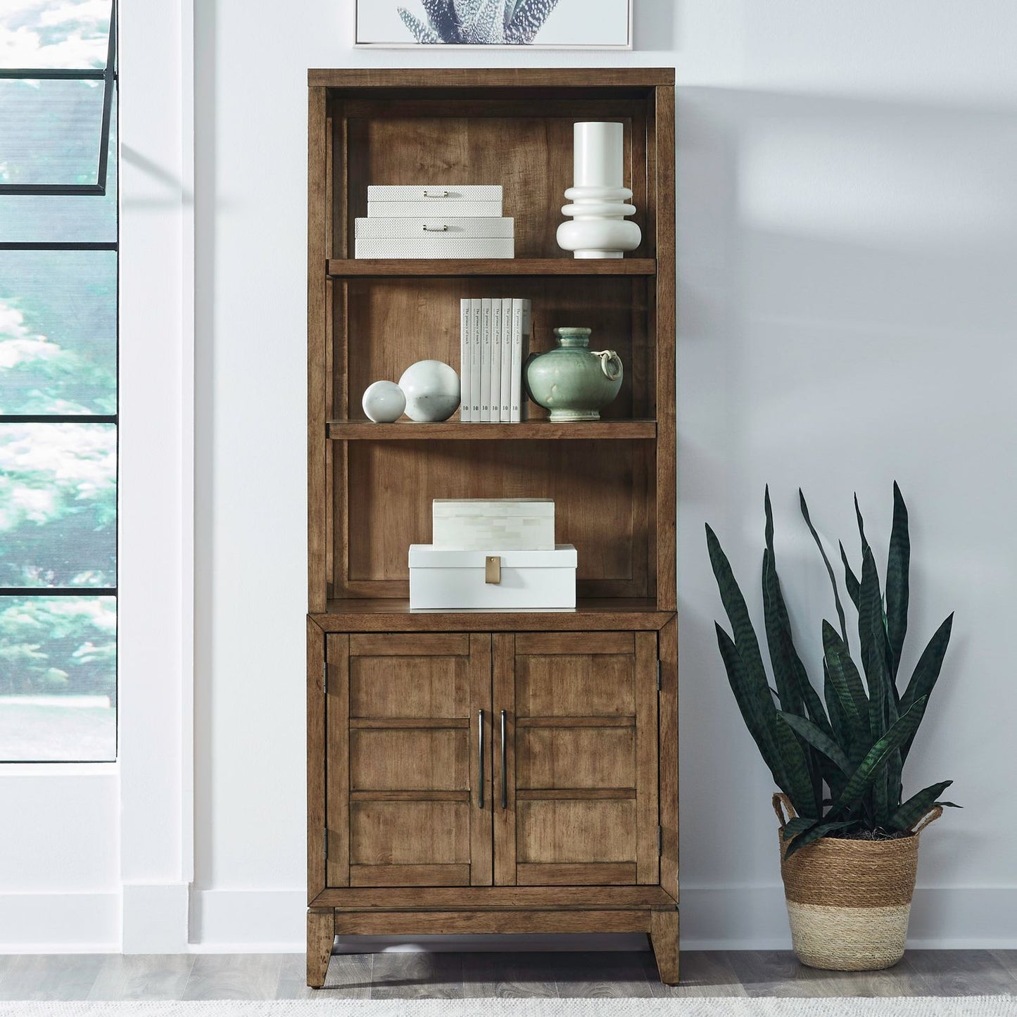 Shaker Lakes - Bookcase - Harvest Brown