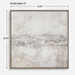 Desert Oasis - Abstract Canvas Art - Gray
