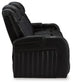 Caveman Den - Power Reclining Sofa With Adj Headrest - Midnight