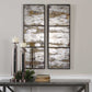 Rahila - Antiqued Mirror (Set of 2) - Black